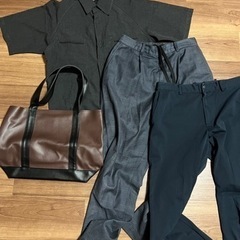 紳士服３点、バックあげます！