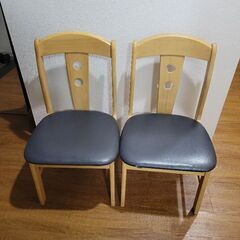 ダイニングチェア　2脚　貞苅椅子製作所　