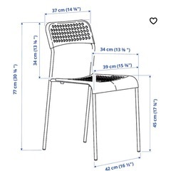 (予約中)IKEA 椅子の画像