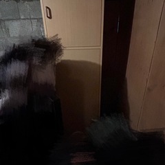 戸棚　キャビネット　木製　難ありの画像