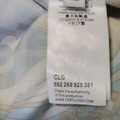 イタリア製ブラウス　サイズXL　シルク100%  美品です。　片方袖口に少汚れ有りの画像