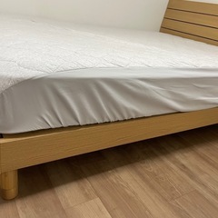 ニトリ　　ダブルベッド
の画像