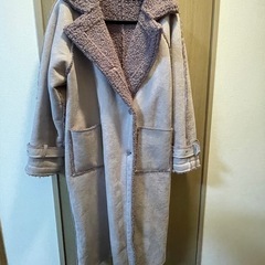 【美品】　Jouetie ジュエティ　ロングコート　ボア　パープル