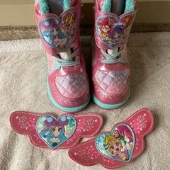 プリキュア冬ブーツ18センチの画像