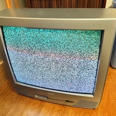 【受取者決定済】【無料】ブラウン管アナログテレビ／東芝／カラーテレビ／レトロ/動作確認済みの画像
