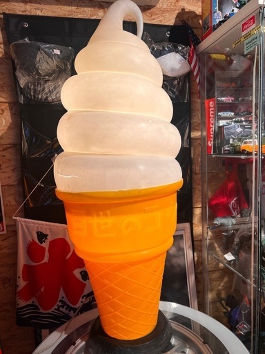 ソフトクリーム看板非売品物