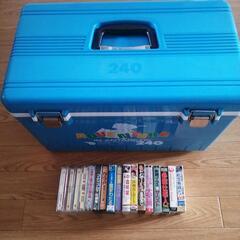 カセットテープとクーラーボックス