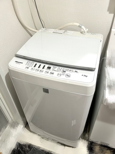【美品】ハイアール　4.5kg 洗濯機　引取のみ