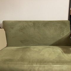 【2人かけ】グリーンソファの画像