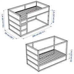 IKEA ベッド KURA(キューラ)  の画像