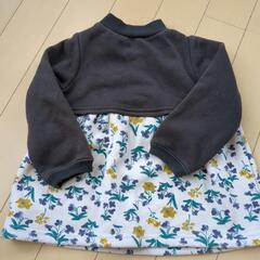 女の子 80　チュニック　花柄の画像