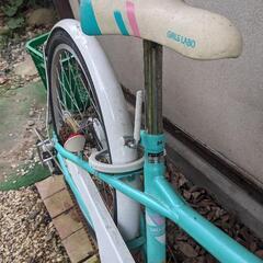 子供用自転車 女の子 変速ギヤ付き パンクしてませんので即ノリ多分可 24インチ アサヒ お掃除だけお願いします 現状渡し の画像