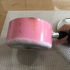 ガス専用鍋、使用感ありの画像