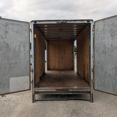 ♪八街B区SM75♪物置♪コンテナ♪左右ドア付♪手頃♪アルミ箱♪の画像