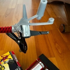 空気入れ　ダブルポンプ、自転車、ボールの画像