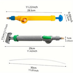 【水やりスプレー】ペットボトルを使用した花木への水やり噴霧器　圧力は調節可能の画像