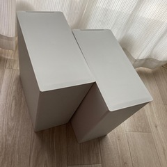MUJI 蓋付角型ゴミ箱　2個