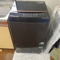 【洗濯機】アイリスオーヤマ 2021年製 ブラック  IAW-T603BL
