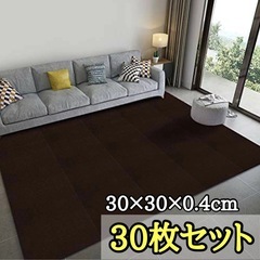 【120枚】タイルマット ジョイントマット ペット 子供部屋 ブラウン 茶色
