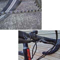 中古自転車 2×8段変速 465MM ロードバイク軽整備済み 防犯登録対応 町田市 相模原市 MM478の画像