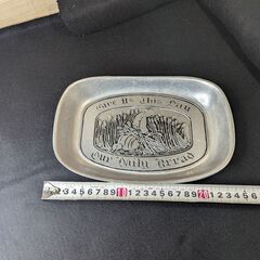 RWP ウィルトン アルメタル アカンサス ラージ ピューター サービングトレイ Made in USAの画像