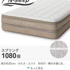 Nスリーブ　プレミアムP2-02CR Sマット　ベッドフレームセット　シングル
★早い者勝ちの画像