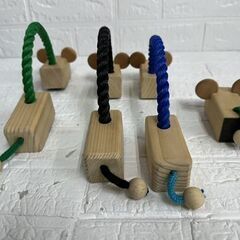 子供用 木製 ミニゴルフ 木のおもちゃ リハビリ ホッケー キッズ 幼児 知育玩具 ねずみ  札幌市白石区 白石店 の画像