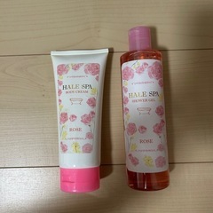 ハレスパ　ボディクリーム、シャワージェル