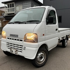 1.2万キロ 車検有 4WD スズキ キャリートラック 5MT