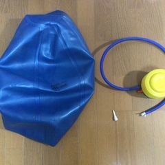 バランスボール、空気入れ