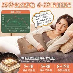 新品未使用 充電式湯たんぽの画像