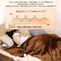 新品未使用 電気掛け布団の画像