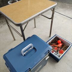 クーラーボックス、テーブル他