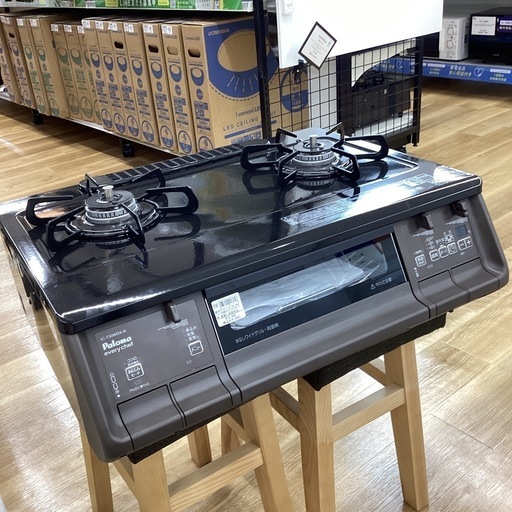 美品】2024年製 パロマ ガステーブル IC-S37DX-L 左強火力 都市ガス