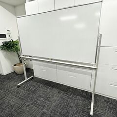◎値下げ◎東京 神田【引取限定】内田洋行 ホワイトボード 180x90㎝　中古品　UCHIDAの画像