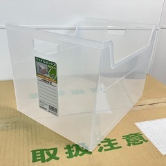 ナカバヤシ ファイルボックス W263 クリア 10個 未使用　の画像