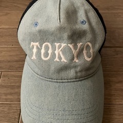 ライトブルーデニム×ネイビー TOKYO キャップ ジャイアンツ　55㎝　フリーサイズの画像