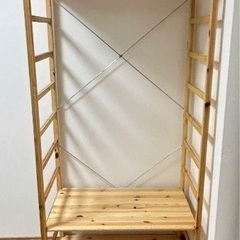 美品●無印良品のパイン材ユニットシェルフ・ワードローブ  10/26(土)まで