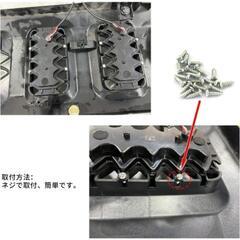 新型スズキジムニー フロントグリル ウインカーカバー ヘッドライトガーニッシュ 増設LEDランプ JB64 ジムニーシエラ JB74 外装パーツ アクセサリー (ブラック)の画像