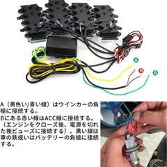 新型スズキジムニー フロントグリル ウインカーカバー ヘッドライトガーニッシュ 増設LEDランプ JB64 ジムニーシエラ JB74 外装パーツ アクセサリー (ブラック)の画像