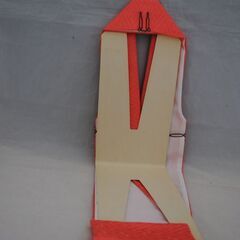 [938]佐賀錦　伊達衿　広衿タイプ　ピンク　和物　着物小物　重ね衿　昭和レトロの画像