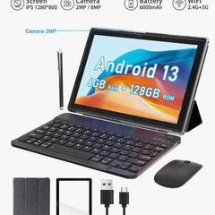 [新品] Android タブレット 6GB/128GB キーボ...