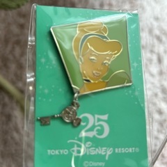 ピンバッジ　シンデレラ　ディズニープリンセス　ディズニー25th...
