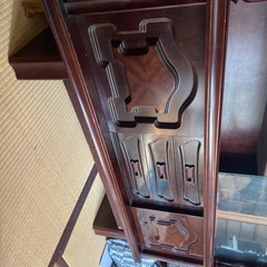 造りの良い木製の収納の画像