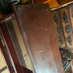 造りの良い木製の収納の画像