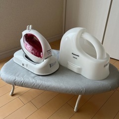Panasonic コードレスアイロン アイロン台セット