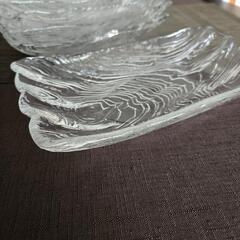 5枚セット　ガラスプレート　長皿　刺身皿　お造り皿　角皿　居酒屋　食器の画像