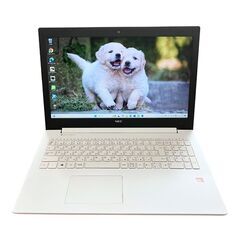 【美品】NEC　LAVIE　白　ホワイト　SSD　８GB　第7世代　 143