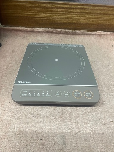 23年製 アイリスオーヤマ　IHコンロ　1口　IHK-T38-T