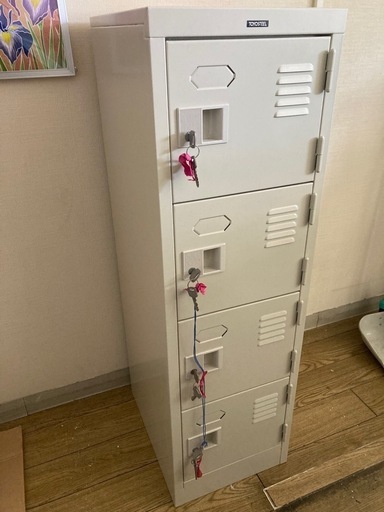 鍵付きミニロッカー